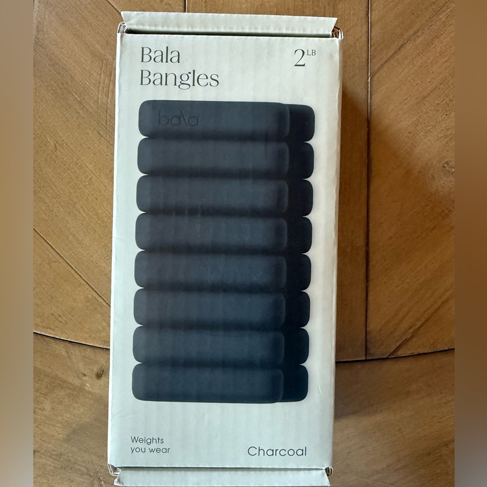 Bala Wrist Weights in Charcoal